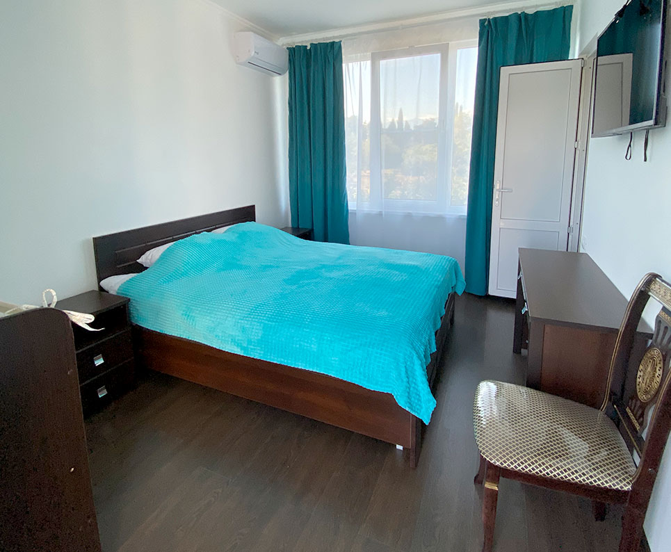 Семейный двухместный номер с 1 кроватью