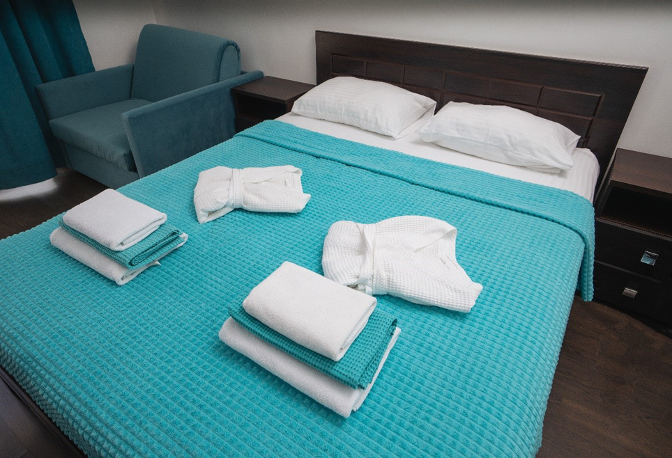 Семейный двухместный номер с 1 кроватью