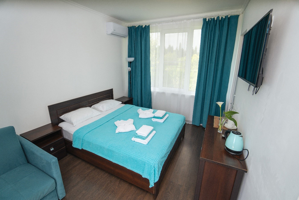 Семейный двухместный номер с 1 кроватью