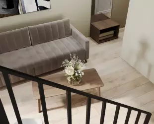 Четырехместный двухуровневый Дуплекс с балконом