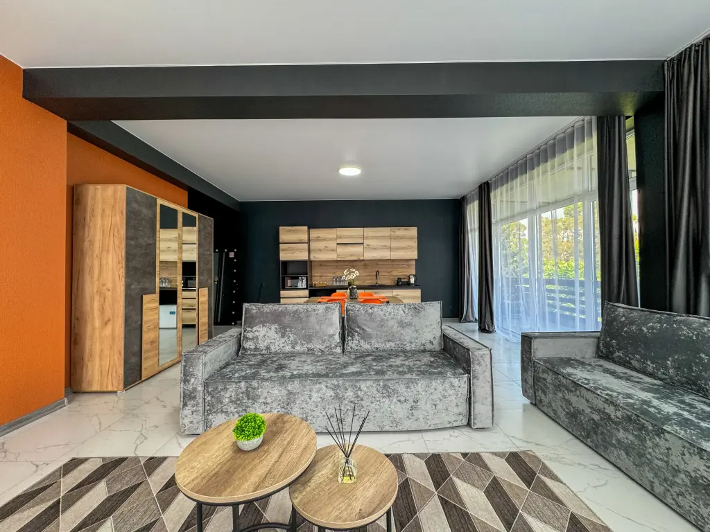 Двухместный однокомнатный Apartment с балконом
