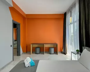Двухместный двухкомнатный De Luxe Panorama с балконом