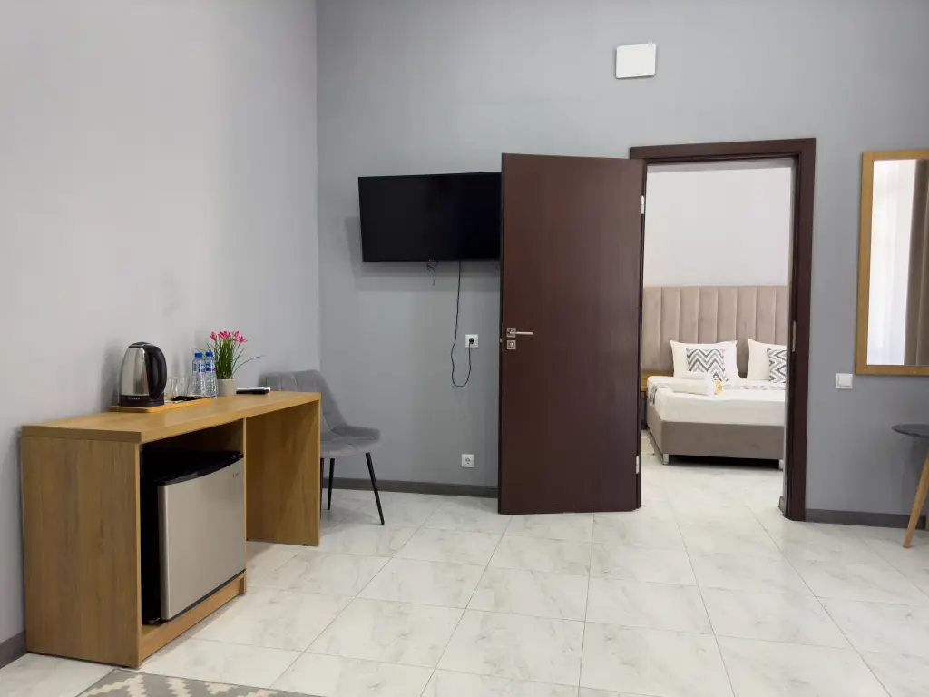 Двухкомнатный двухместный Suite с балконом или террасой
