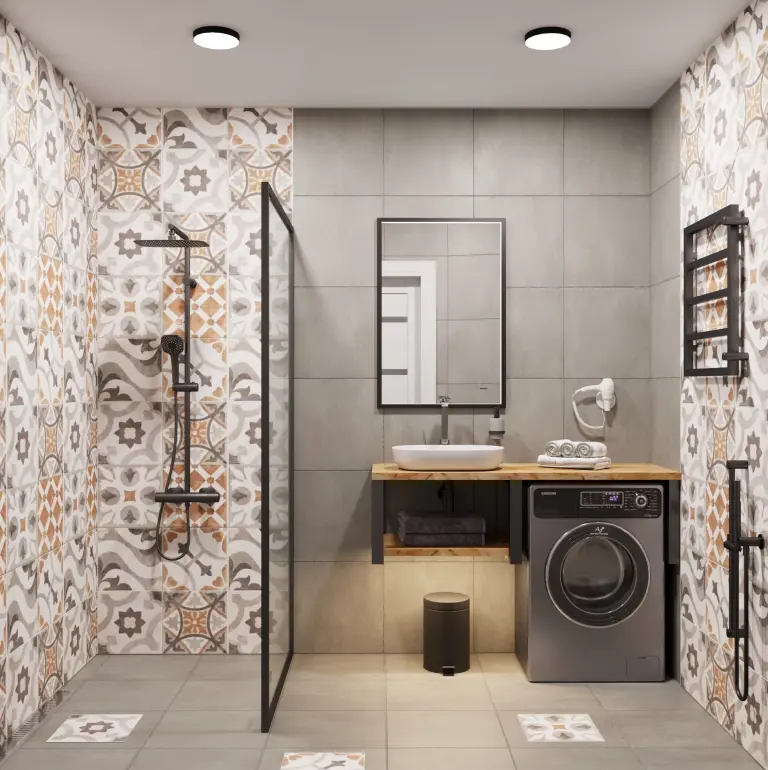 Трехкомнатный Apartment с кухней с 4 балконами
