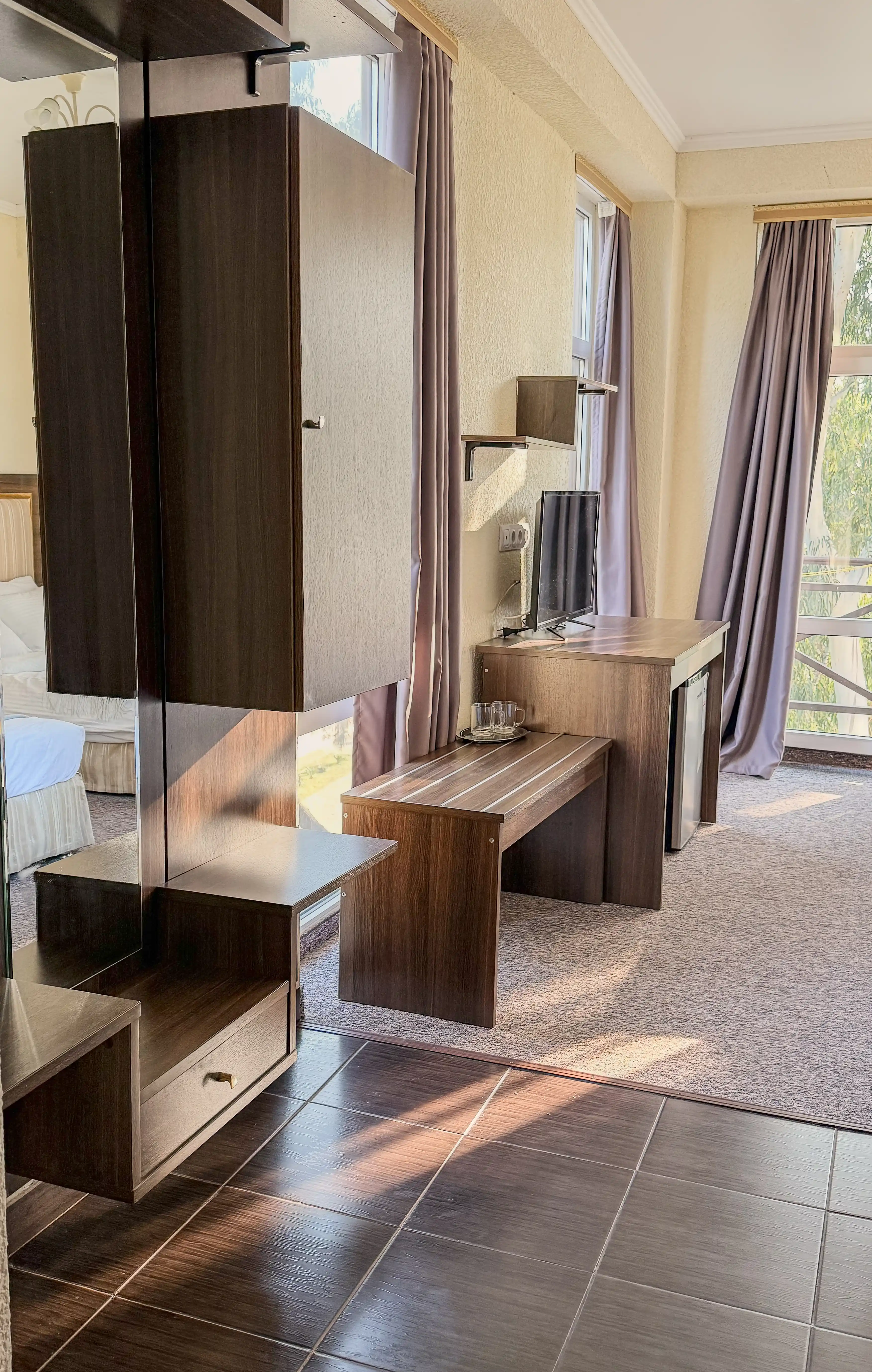 2 +1 местный С балконом • Вид на море • Корпус A