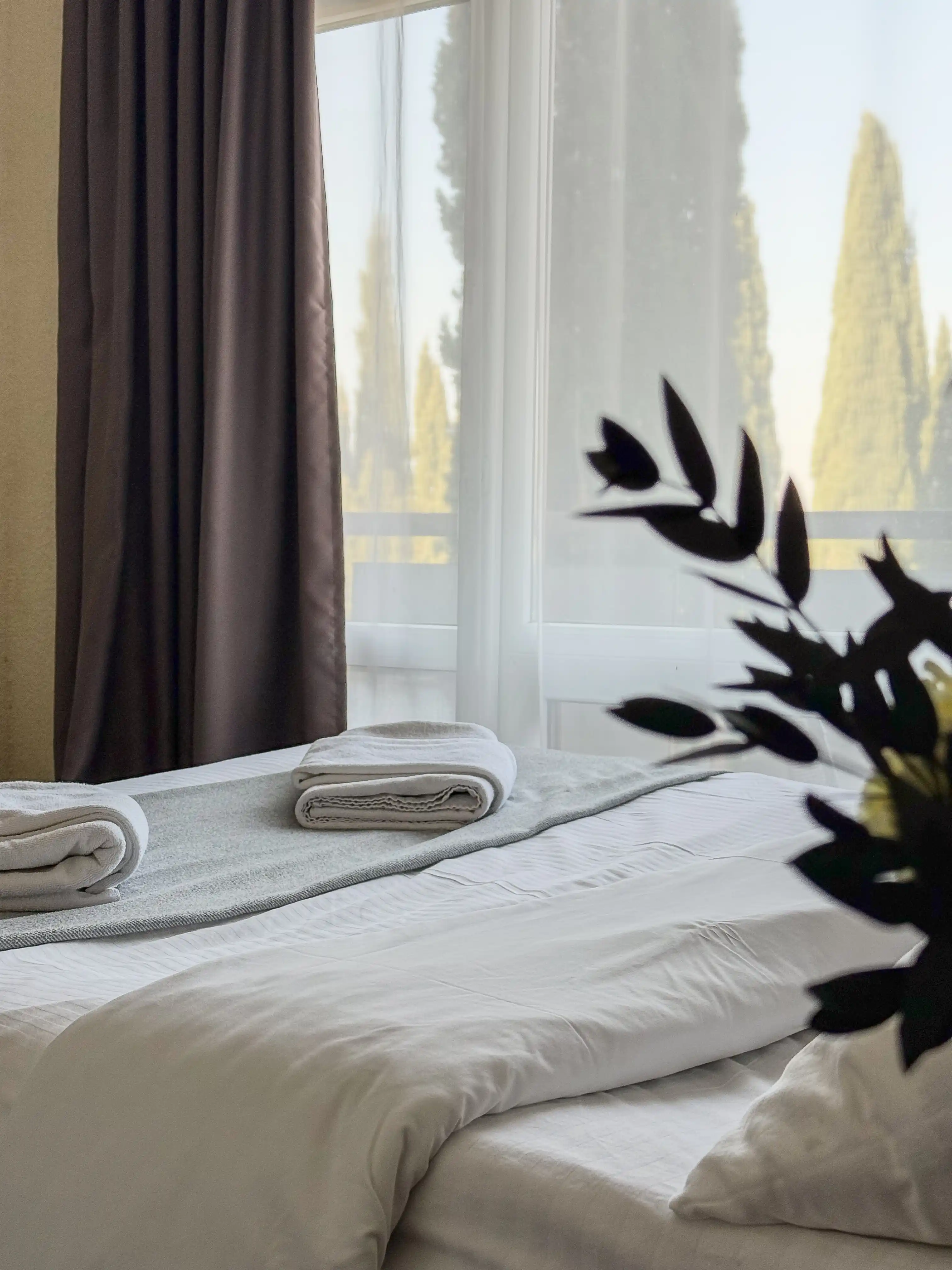 2 +1 местный С балконом • Вид на горы • Корпус A