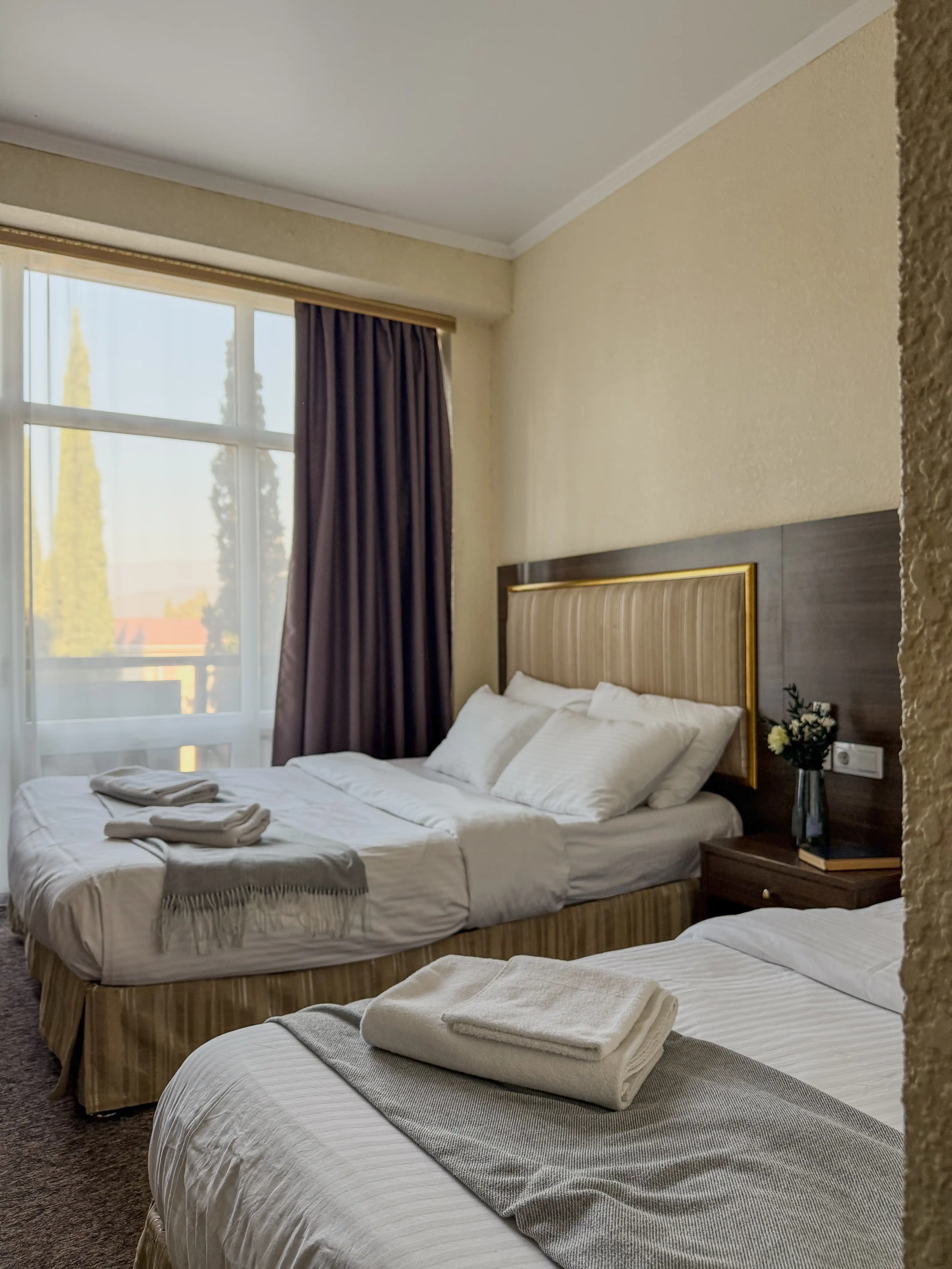 2 +1 местный С балконом • Вид на горы • Корпус A