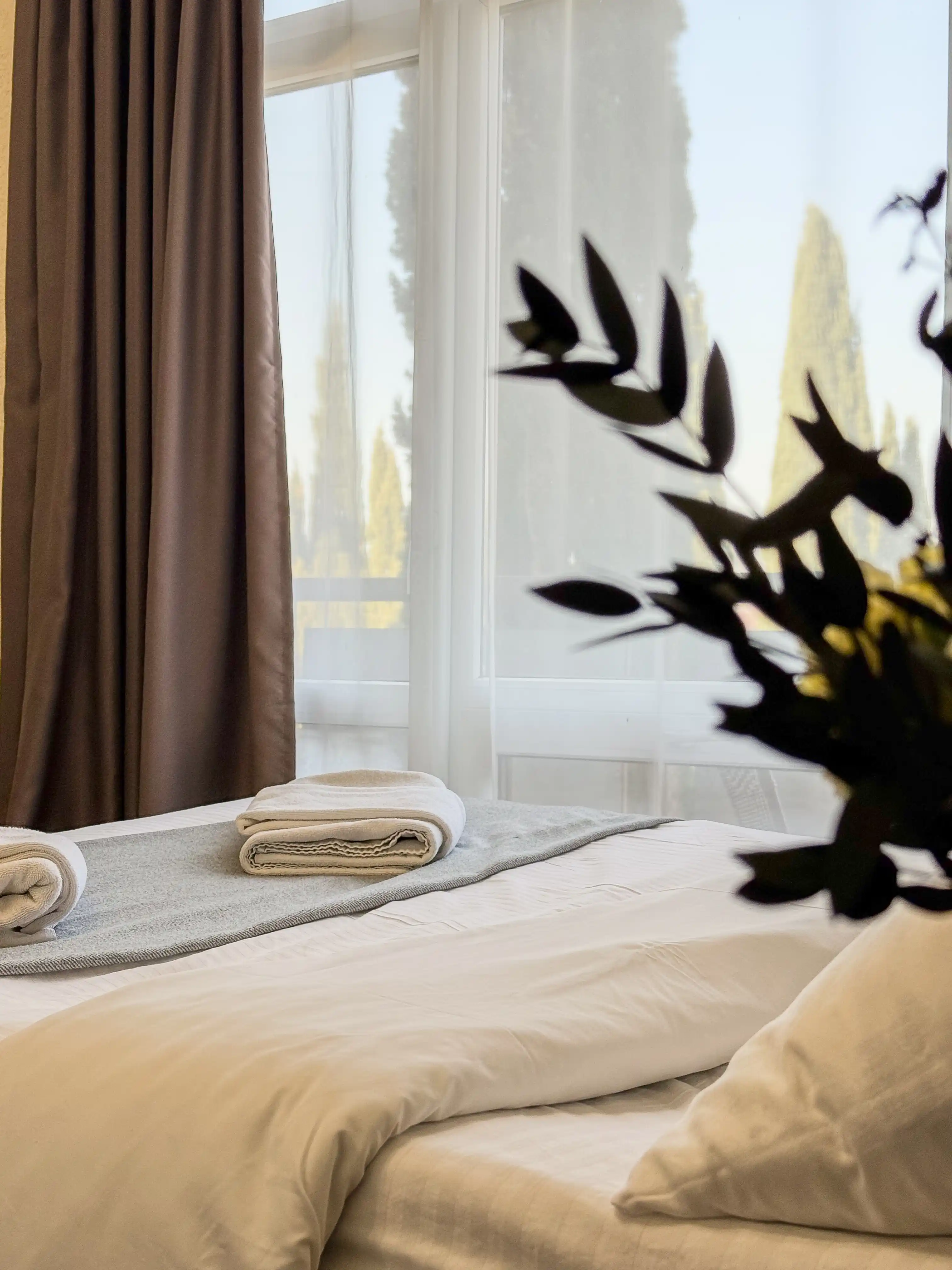 2 +1 местный С балконом • Вид на горы • Корпус A