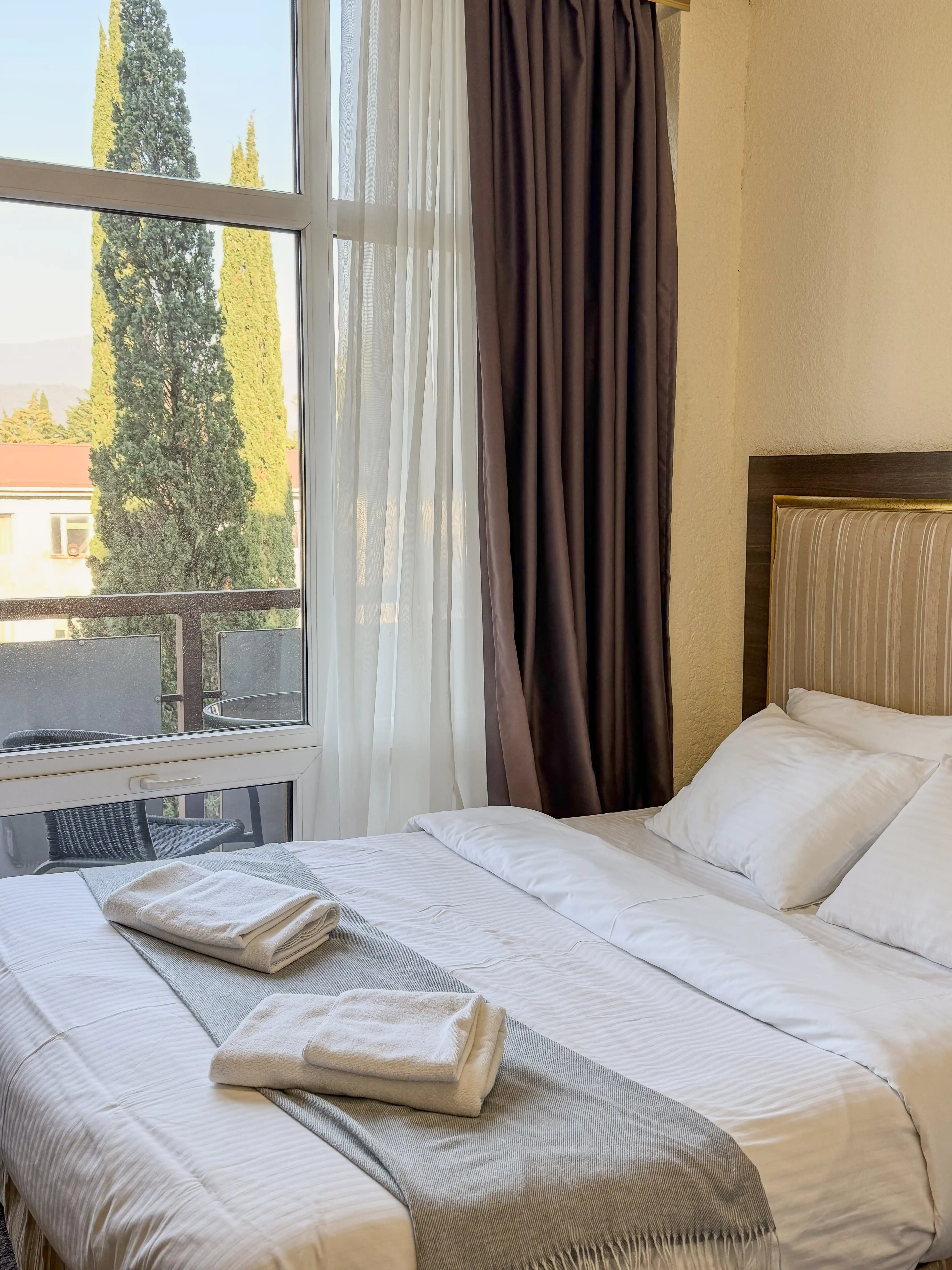 2 +1 местный С балконом • Вид на горы • Корпус A