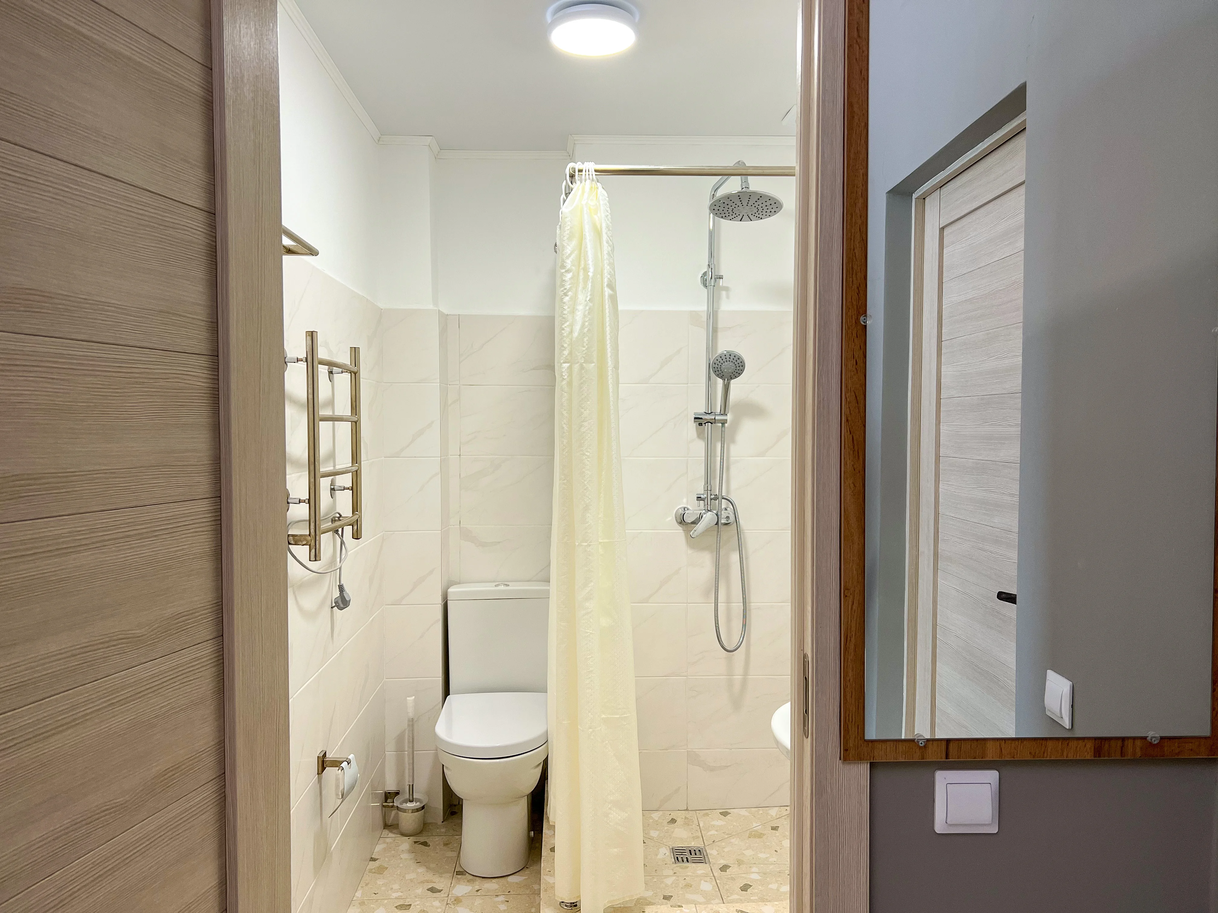 2 +1 местный С балконом • Вид на горы • Корпус C