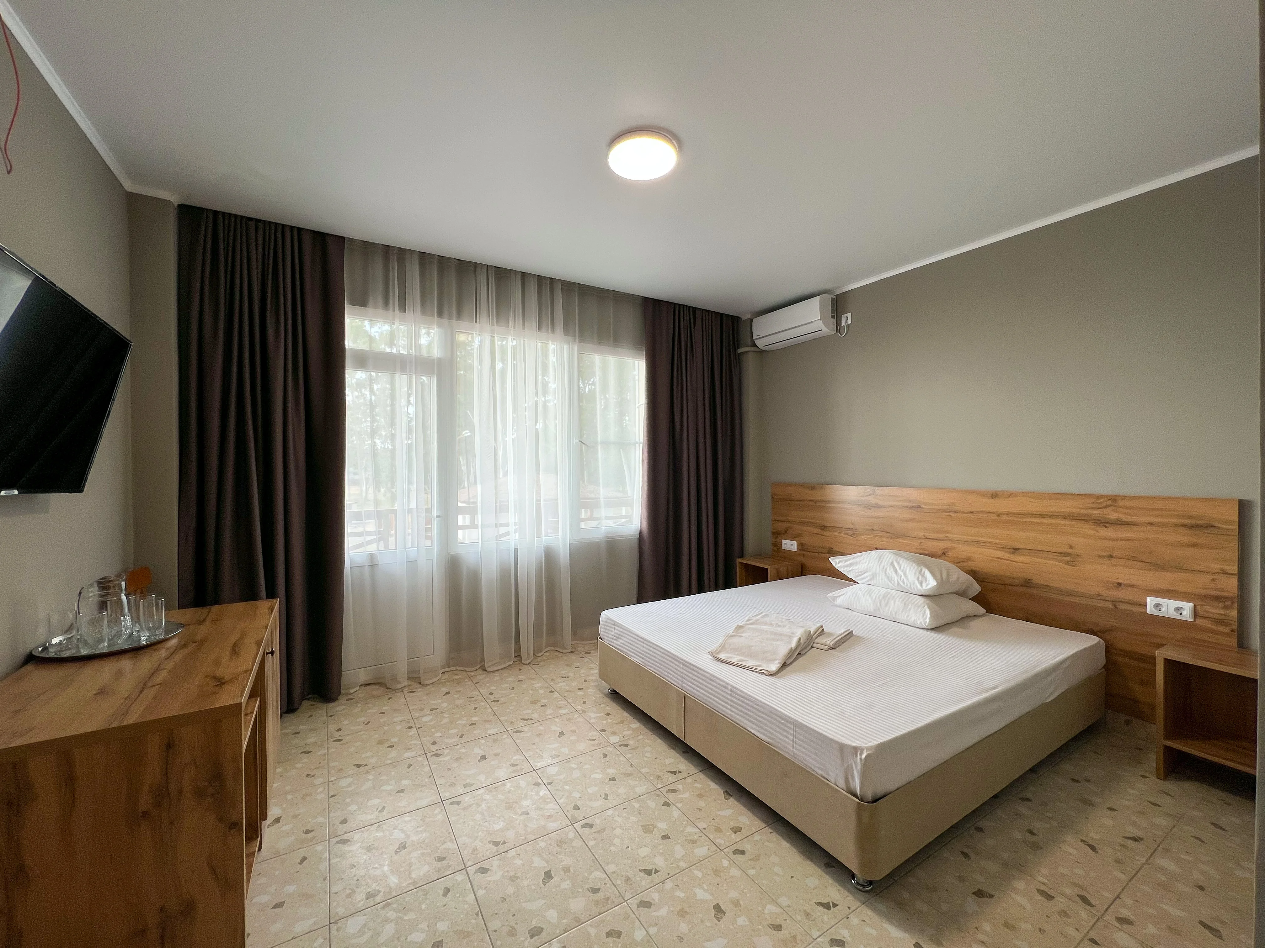 2 +1 местный С балконом • Вид на горы • Корпус C