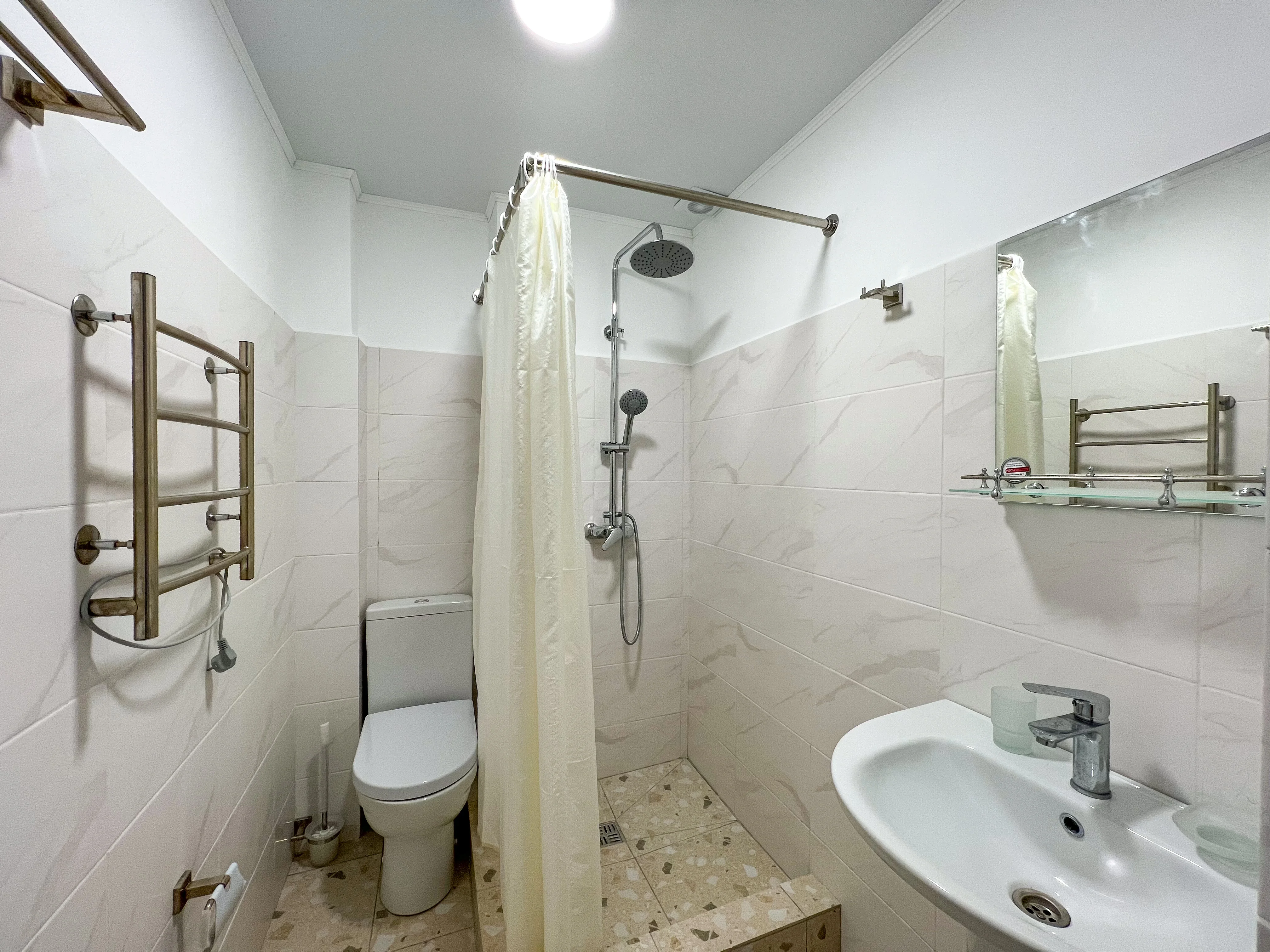 2 +1 местный С балконом • Вид на горы • Корпус C