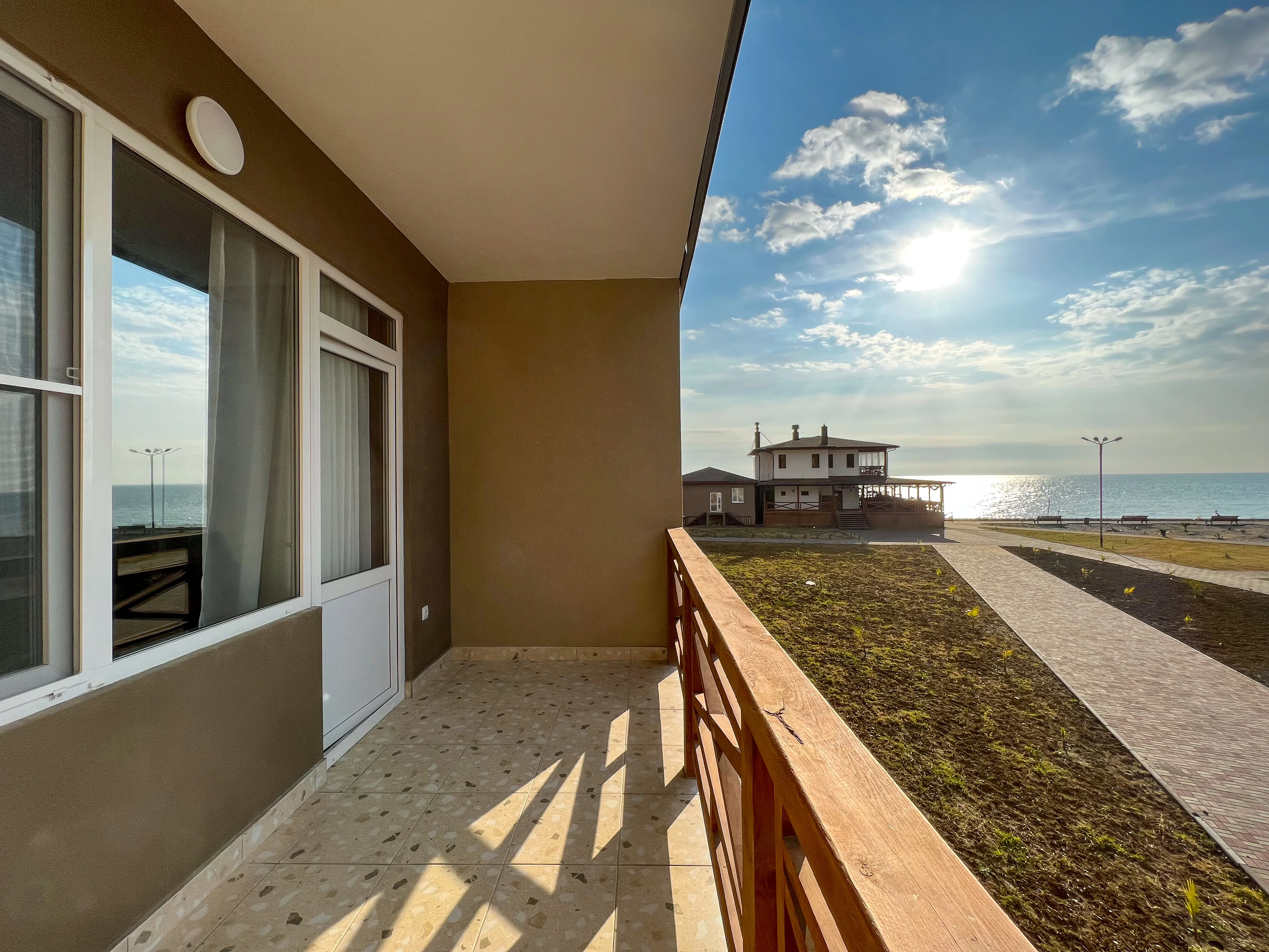 2 +1 местный Коннект С балконом • Вид на море • Корпус C