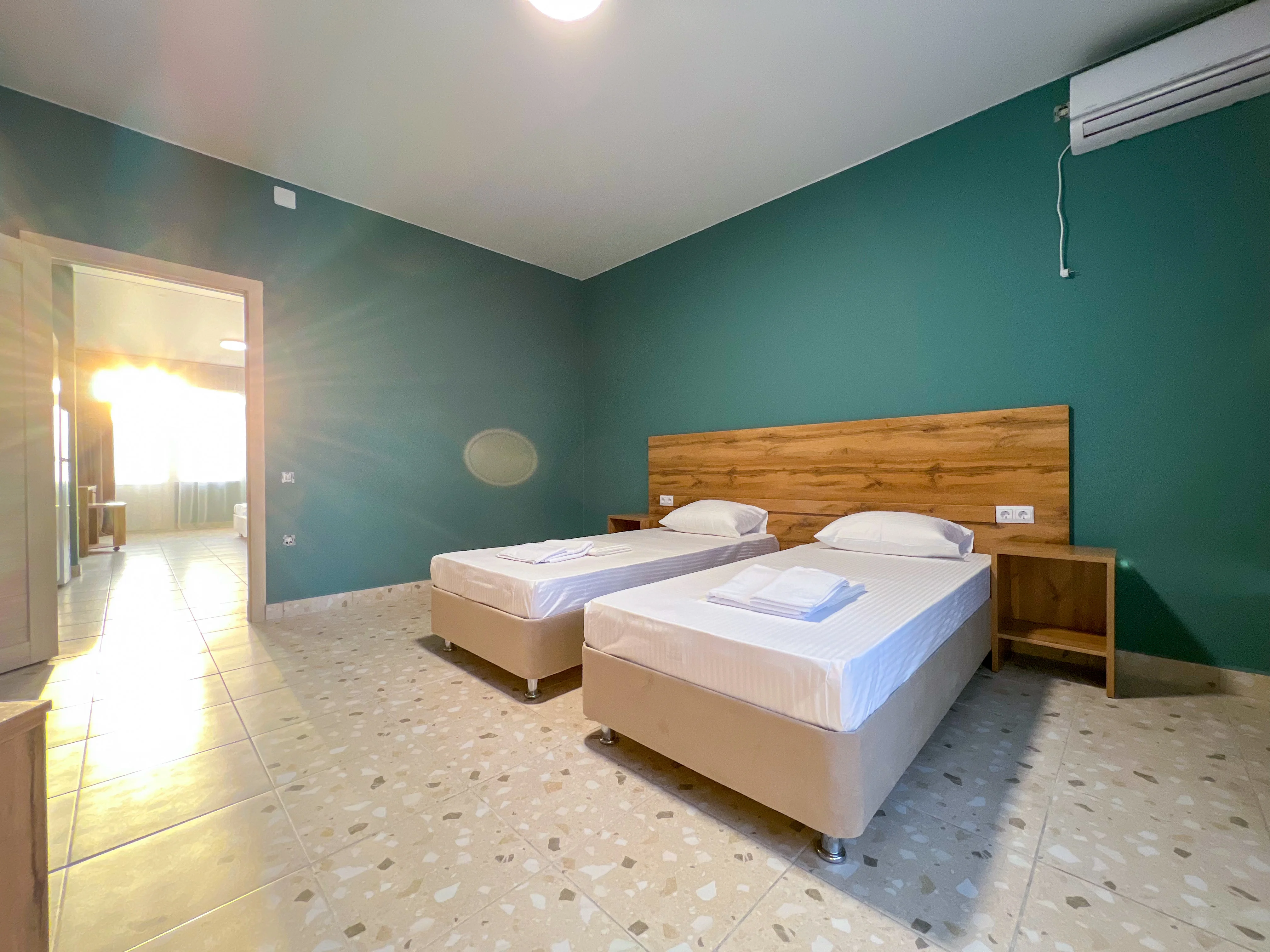 4 местный двухкомнатный С балконом • Вид на парк • Корпус C