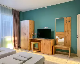 4 местный двухкомнатный С балконом • Вид на парк • Корпус C