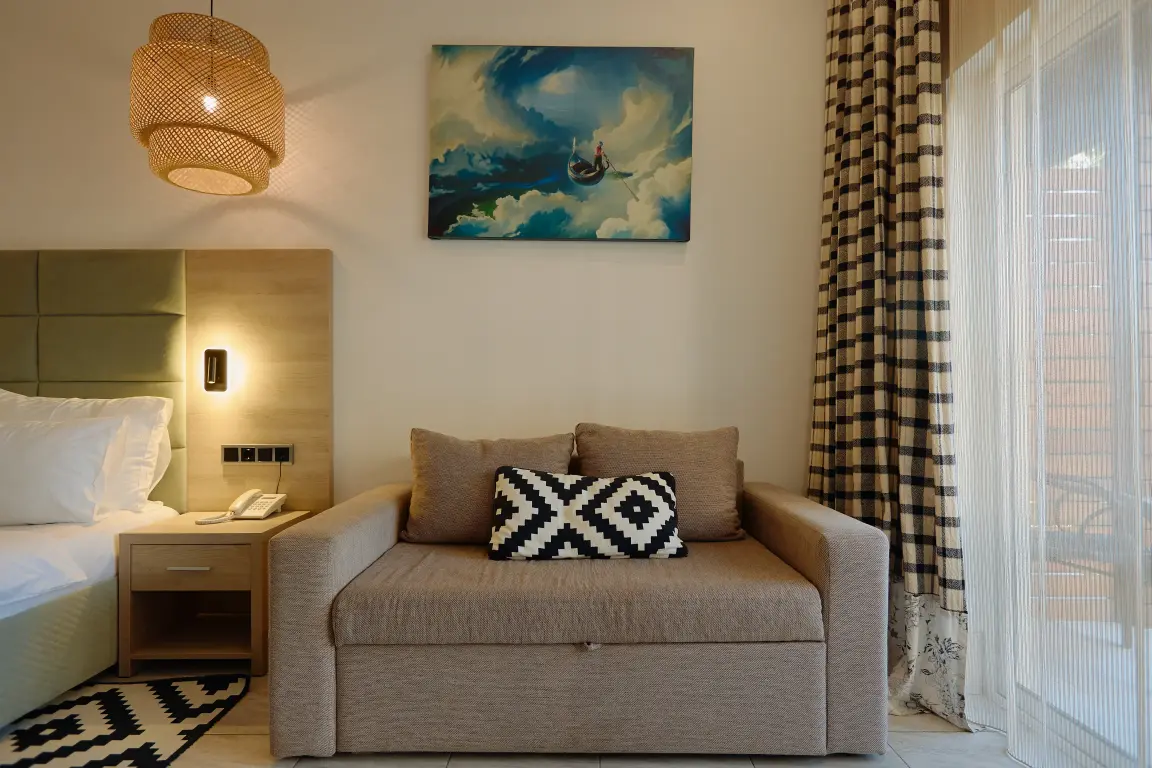 Семейный номер с террасой