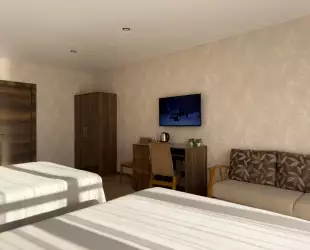 Четырехместный однокомнатный Сьют с балконом